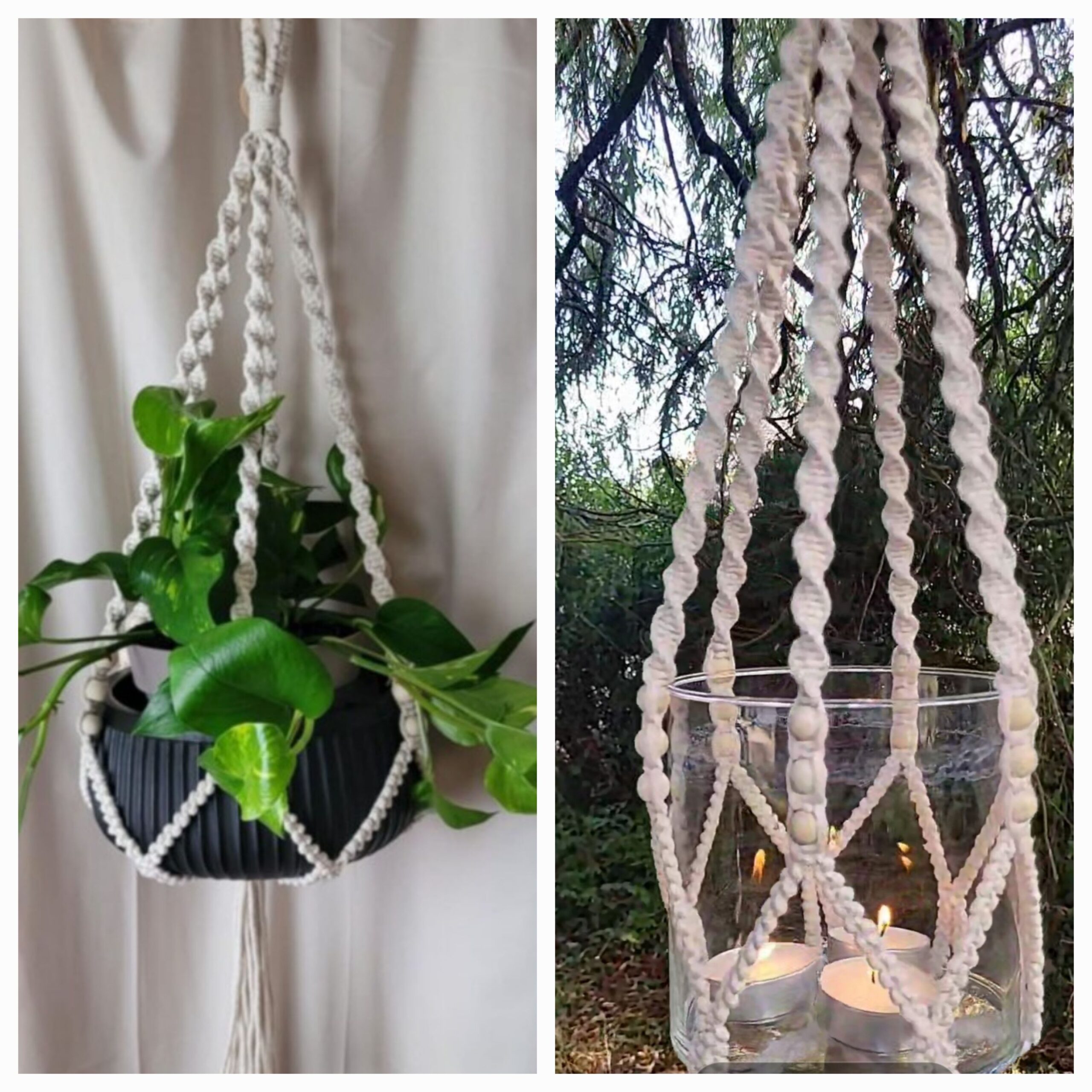 Suspension pour plante Tornade