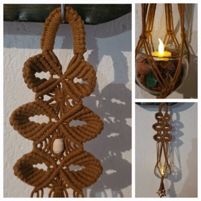 Suspension photophore fleurs