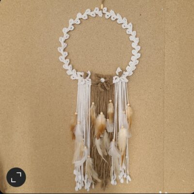 Suspension fleur bohème